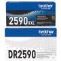 Toner + Bęben Brother TN2590XXL / DR2590 5000/15000 stron oryginał