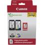 Komplet Canon PG-545 + CL-546 17ml 360str. + 50ark. papieru fotograficznego oryginalny