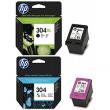 - Komplet HP 304B XL + HP 304C oryginalny N9K08AE + N9K05AE