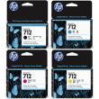 - Komplet HP 712 BCMY 125ml oryginalny