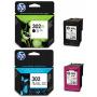 - Komplet HP 302B XL + HP 302C oryginalny F6U68AE + F6U65AE